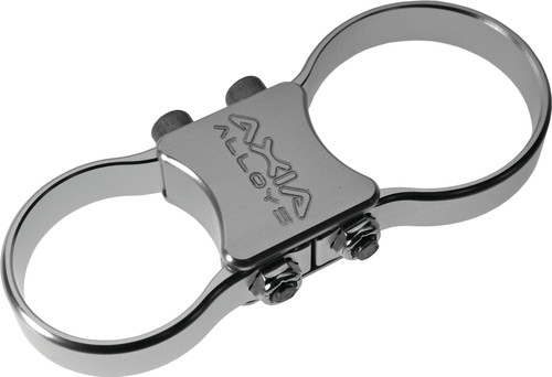 AXIA MODRESM-C Shock Reservoir Mount with Silver Finish for Off-Road Vehicles