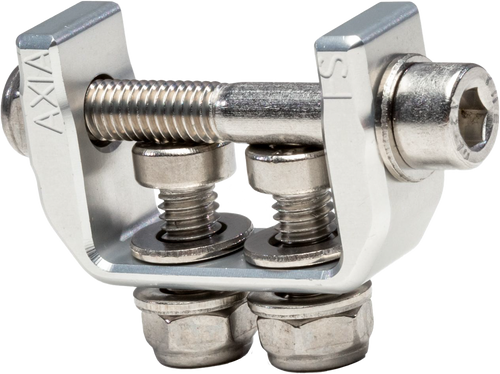 AXIA MODCLFS-C Flat Surface Mounting Clamp in Chrome for ATV/UTV Roll Cages