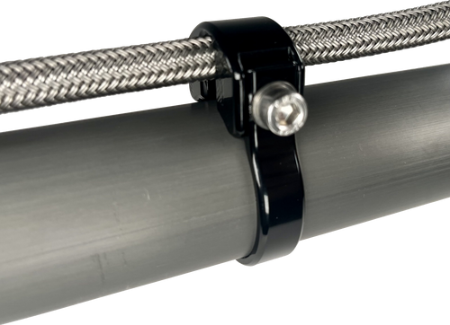 AXIA MODCLR-BK Tubing Mounted Cable and Line Clamp for Vehicles with 3/8 Inch Brake Lines