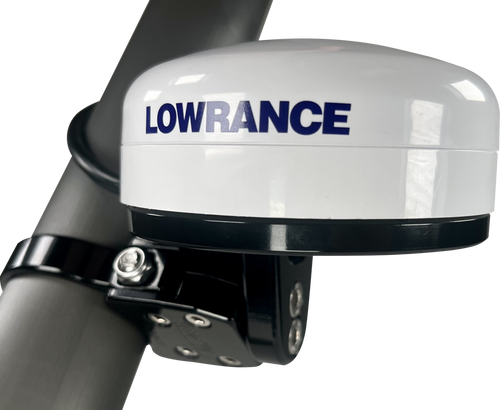 AXIA MODLOWP1-BK Lowrance Point 1 Antenna Mount for Marine and Boat GPS with Horizontal Tube Fitment
