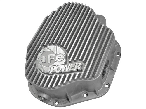 aFe Rear Differential Cover (Raw; Street Series); Dodge Diesel Trucks 94-02 L6-5.9L (td)
