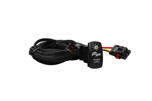 RZR® Pro Series Low Current Harness + Rocker Switch & Pulse Bar Plug