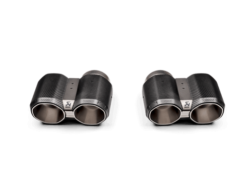 Akrapovic 2021+ BMW G87 M2, G80 M3 & G82 M4 Octagonal Carbon Design Tail Pipe Set