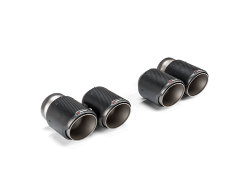Akrapovic 2021+ BMW G87 M2, G80 M3 & G82 M4 Classic Carbon Design Tail Pipe Set