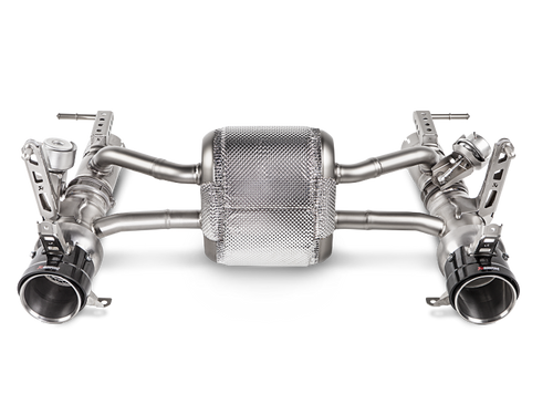 Akrapovic 16-17 Ferrari 488 GTB/488 Spyder Slip-On Line (Titanium) w/ Carbon Tips