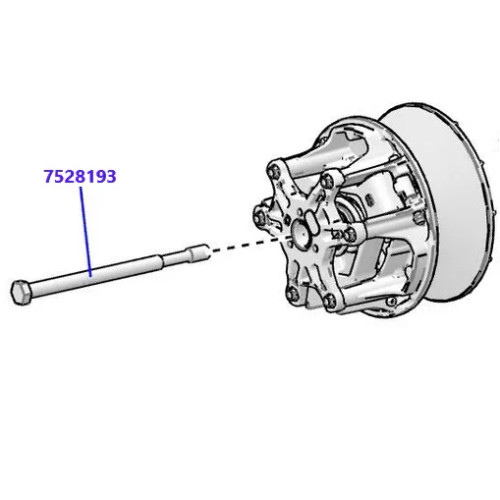 RPM Polaris Patriot Boost / 9r P22 Titanium Primary Clutch Bolt # 7528193 / 7520526 M14X1.5X180