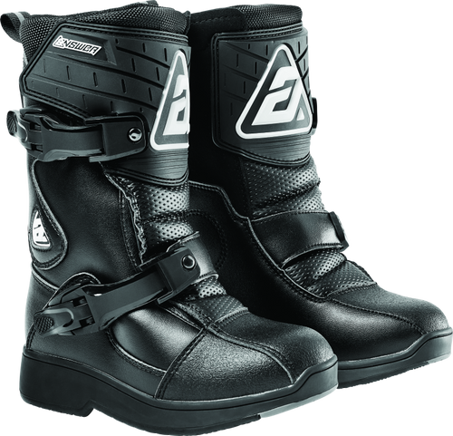 Answer Peewee Boot Black Youth Size - 10