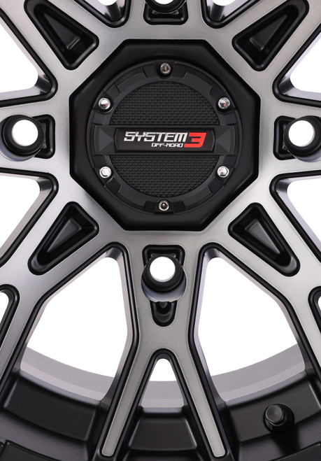 St6 Wheel 12x7 2+5 ( 47mm) 4/110 Matte Dark Tint