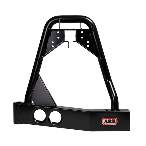 ARB W/Carrier Rear Step Towbar Lhs Blk 80 Series