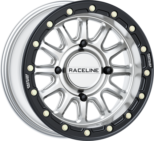 Alpha Hyper Wheel 4/137 Hyper Silver/Blk 15x7 (+10mm)