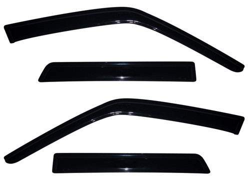 AVS 10-18 Nissan Juke Ventvisor Outside Mount Window Deflectors 4pc - Smoke