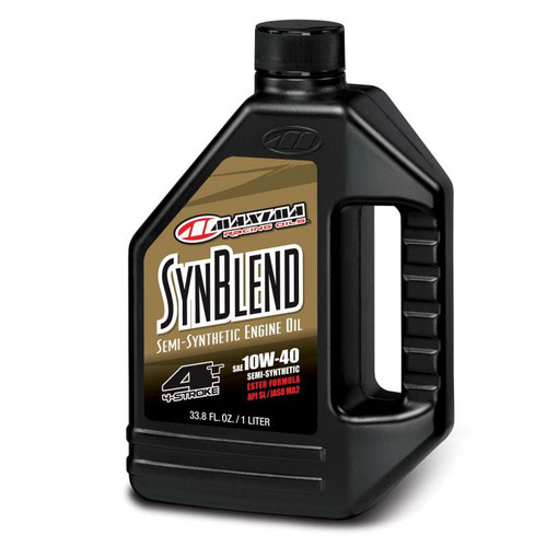 Maxima Syn Blend Ester 4T Semi-Synthetic 10W40 Engine Oil - 1L