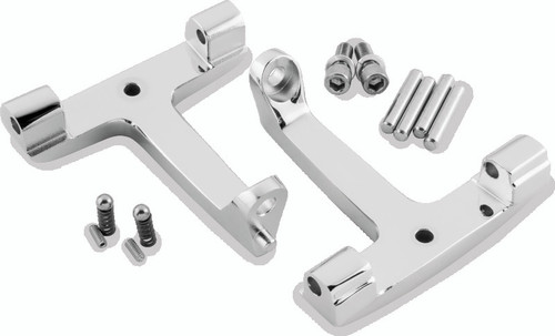 Bikers Choice 93-Up FLH FLT Chrome Passenger Floorboard Bracket Replaces H-D 53070-00A