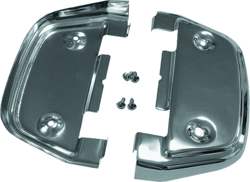 Bikers Choice 87-Up Touring Chrome Passenger Floorboard Undercover Kit