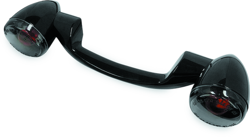 Bikers Choice 91-08 Touring 86-17 FLST Narrow Black Rear Turn Signal Bar Kit W/Smoke Lens