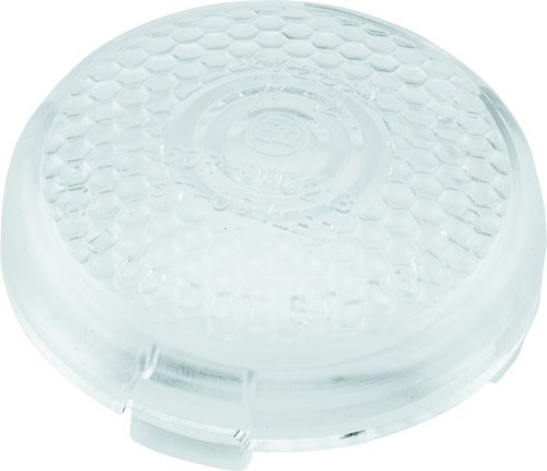 Bikers Choice Replacement Honeycomb Clear Lens For LED Bullet Turn Signal
