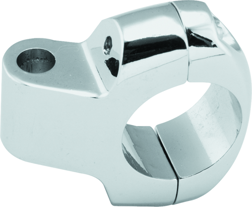 Bikers Choice Chrome Custom Mirror Clamp For 1 Inch Bar Universal