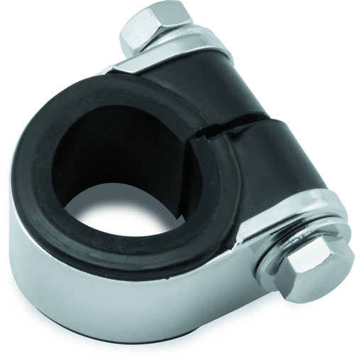 Bikers Choice Chrome Handlebar Gauge Clamp Universal Custom