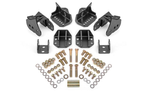 BMR 64-72 GM A-Body Rear Coilover Conversion Kit - Black Hammertone