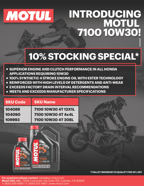 7100 Oil 4t 10w30 1l 12/Case