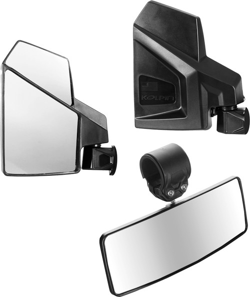 Utv Side And Rear Mirror Combo