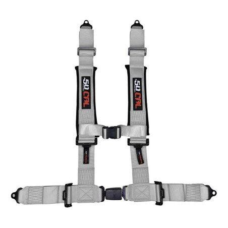 2" 4-Point Harness Seat Belt with Push Button Release | 50 Caliber Racing