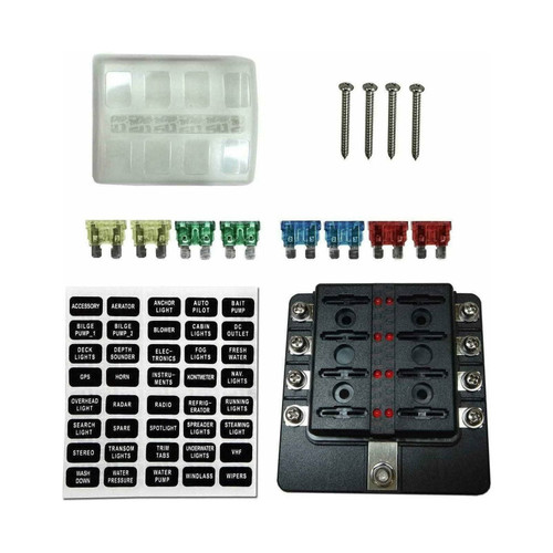 8 Way Fuse Block | 50 Caliber Racing