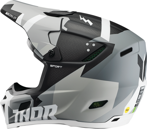 THOR Reflex Sport Helmet - Carbon Brave - MIPS® - Gray/White - XL 0110-8761