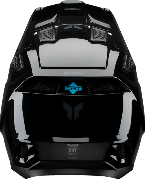 THOR Fleet Helmet - Blackout - Gloss Black - 2XL 0110-8969