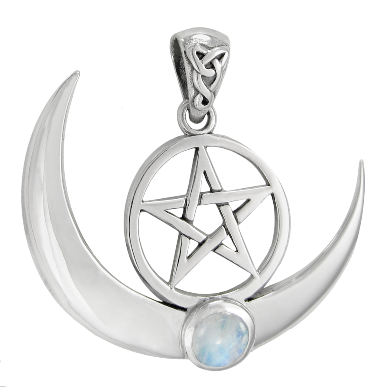 MM Vermeil Crescent Moon Pentacle Pend.. - アクセサリー