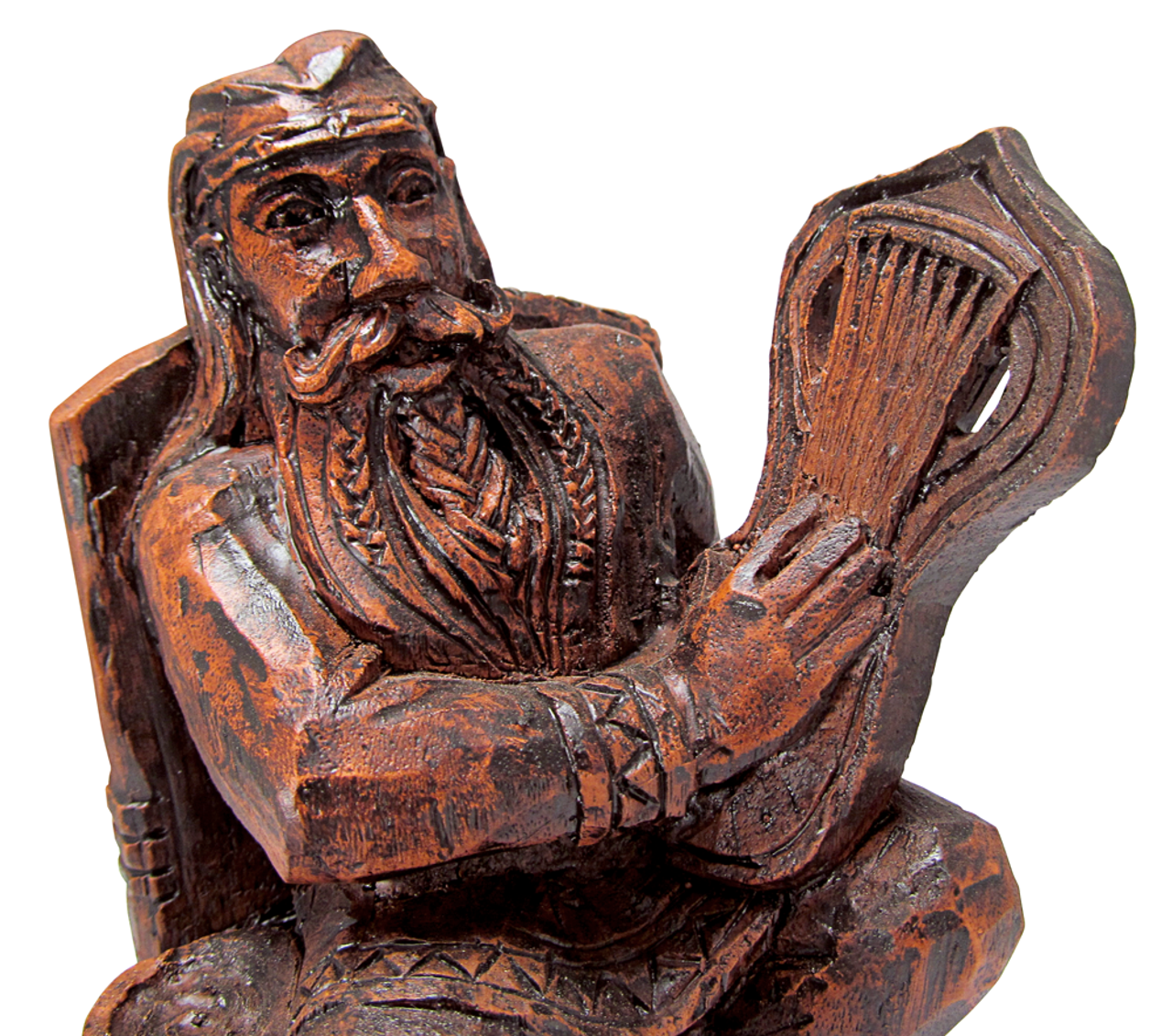 Seated Tyr Statue