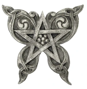 Butterfly Pentacle Plaque