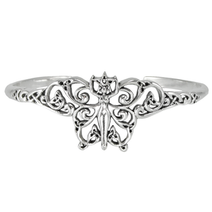 Sterling Silver Fairy Pentacle Bracelet Faerie Sterling Silver Fairy Pentacle Bracelet Faerie