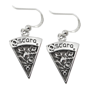 Sterling Silver Ostara Sabbat Dangle Earrings Sterling Silver Ostara Sabbat Dangle Earrings