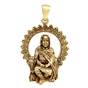 Bronze God Lugh Pendant