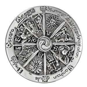 Sterling Silver Wheel of the Year Brooch Sterling Silver Wheel of the Year Brooch