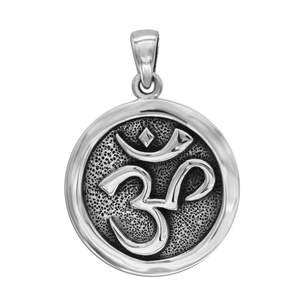 Sterling Silver Om Pendant Sterling Silver Om Pendant