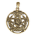 Bronze Cut Out Moon Pentacle Pendant Bronze Cut Out Moon Pentacle Pendant