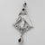 Sterling Silver Freya Pendant with Garnet