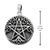 Sterling Silver Large Tree Pentacle Pendant