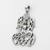 Sterling Silver Rhiannon Pendant with Rainbow Moonstone