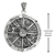 Sterling Silver Wheel of the Year Pendant
