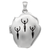 Sterling Silver Cerridwen Aromatherapy Locket Pendant