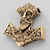 Bronze Thor Hammer Pendant