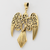 Bronze Large Morrigan Raven Pendant 