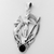 Sterling Silver Morrigan Pendant with Black Onyx