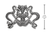 Sterling Silver Ormhaxan Snake Witch Pendant