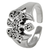 Sterling Silver Raven Pentacle Toe Ring Sterling Silver Raven Pentacle Toe Ring
