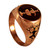 Copper Chalice and Blade Pentacle Ring