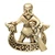 Bronze Norse God Njord Pendant